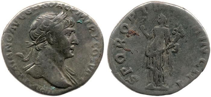 RIC II Trajan 272, реверс, bm