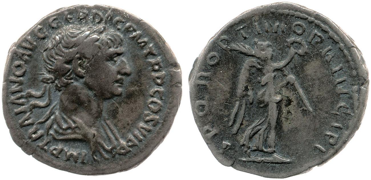 RIC II Trajan 281, аверс, bm