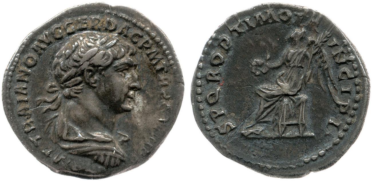 аверс RIC II Trajan 284