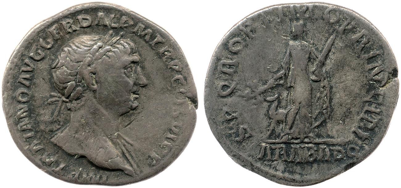 RIC II Trajan 245, аверс, bm