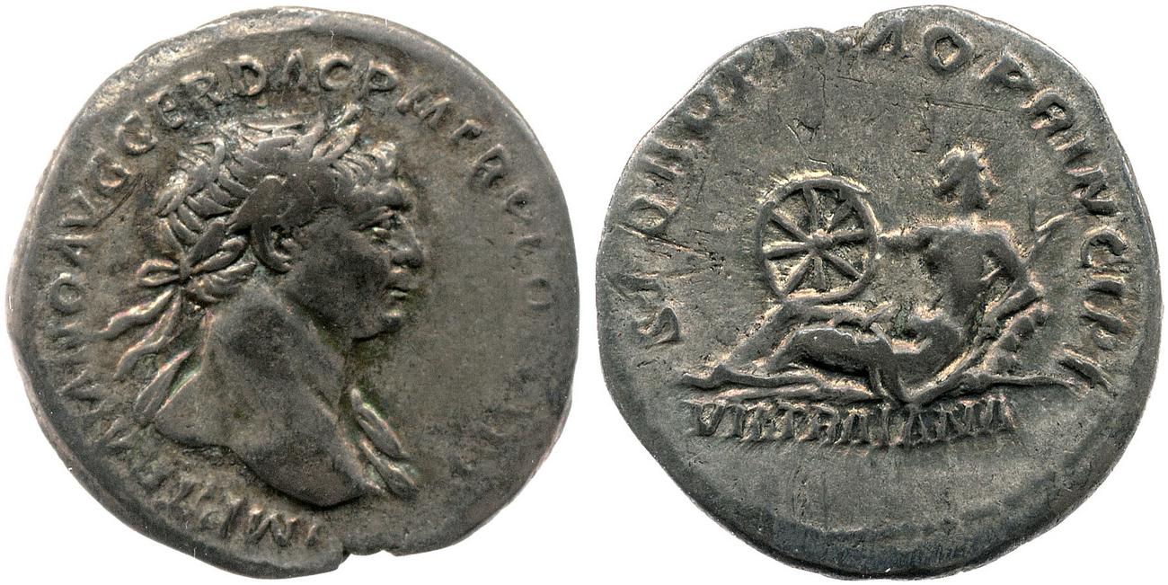 RIC II Trajan 266, аверс, bm