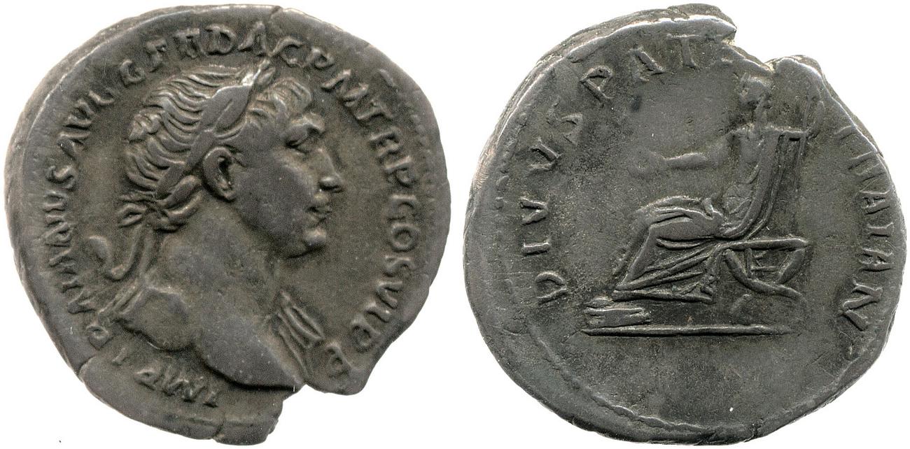 RIC II Trajan 251, аверс, bm