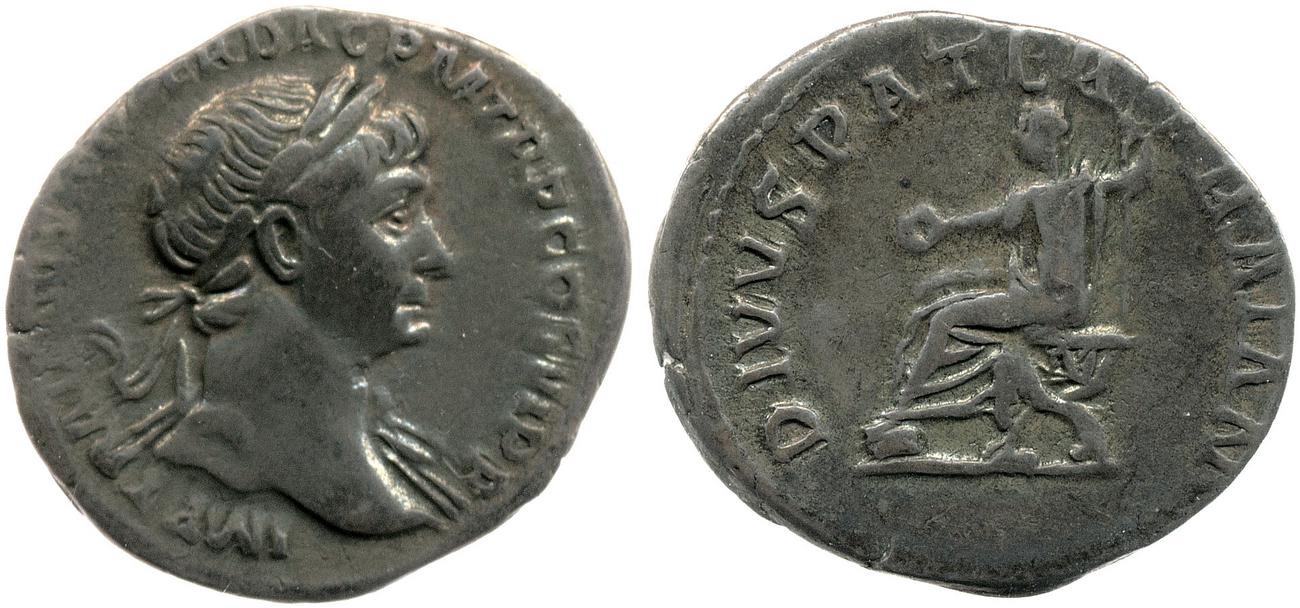 RIC II Trajan 251, аверс, bm