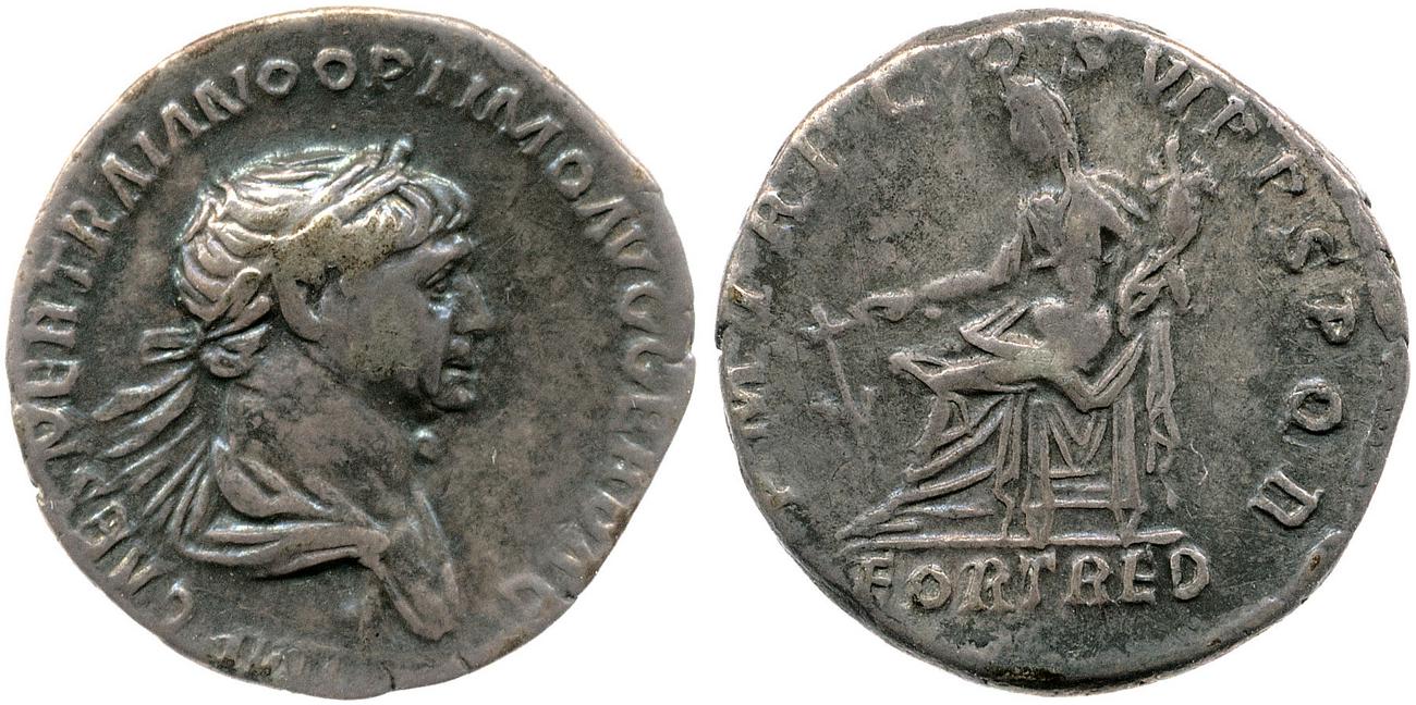 RIC II Trajan 318, аверс, bm