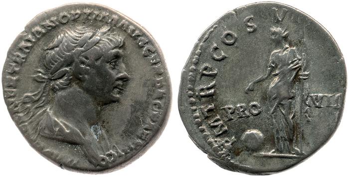 RIC II Trajan 364, реверс, bm