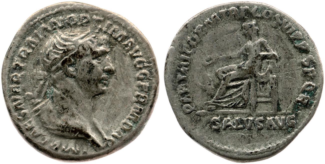 RIC II Trajan 370, аверс, bm