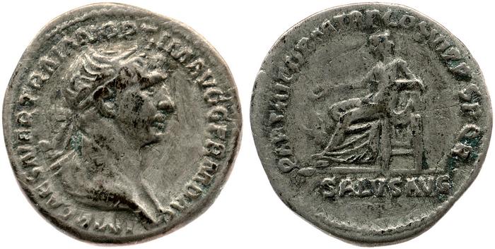 RIC II Trajan 370, реверс, bm