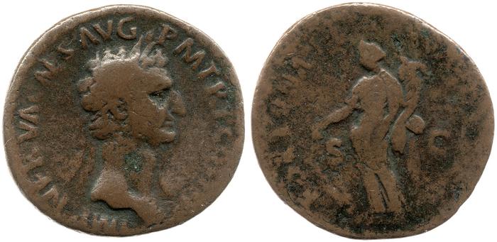 RIC II Nerva 83, реверс, bm