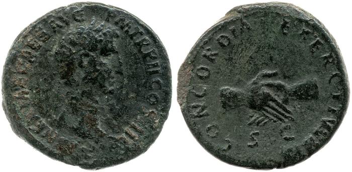 RIC II Nerva 95, реверс, bm