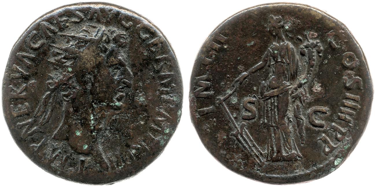 RIC II Nerva 105, аверс, bm