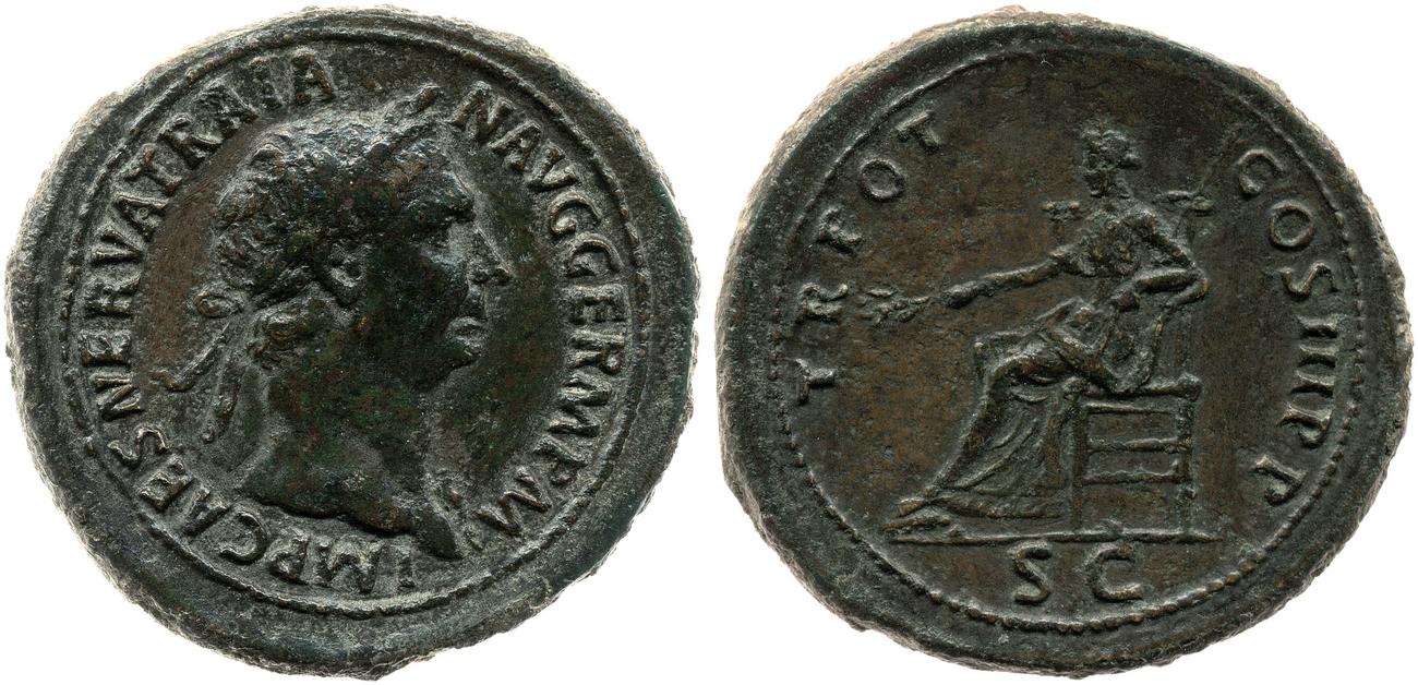 RIC II Trajan 413, аверс, bm