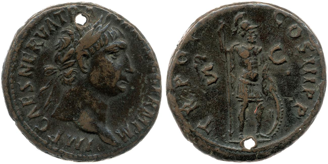 RIC II Trajan 410, аверс, bm