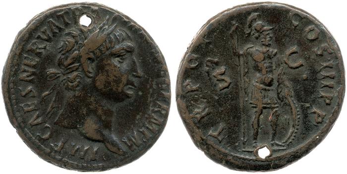RIC II Trajan 410, реверс, bm
