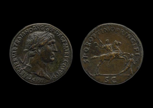 RIC II Trajan 534, реверс, bm