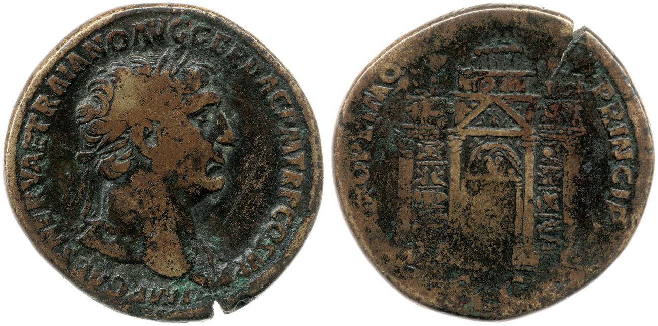 аверс RIC II Trajan 572