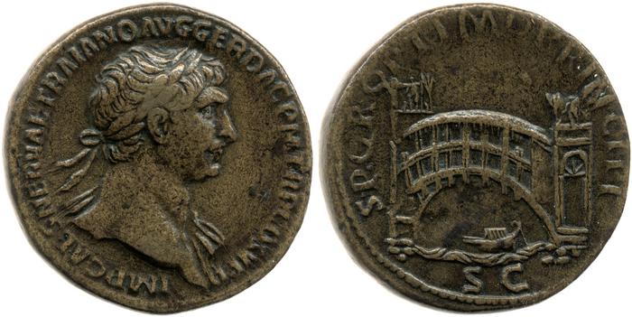 RIC II Trajan 569, реверс, bm