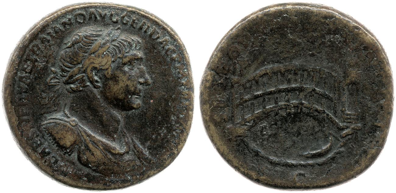 RIC II Trajan 569, аверс, bm