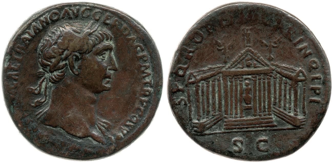 RIC II Trajan 577, аверс, bm