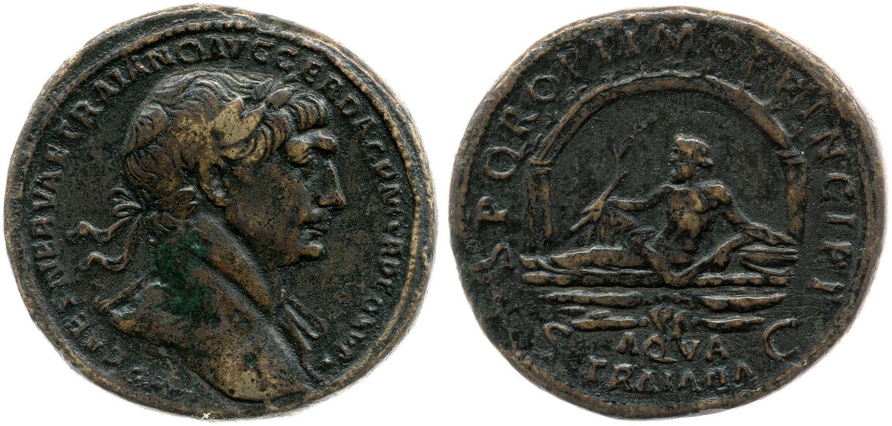 RIC II Trajan 463, аверс, bm