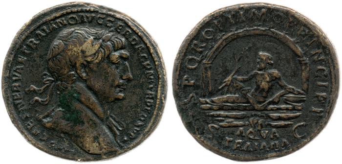RIC II Trajan 463, реверс, bm