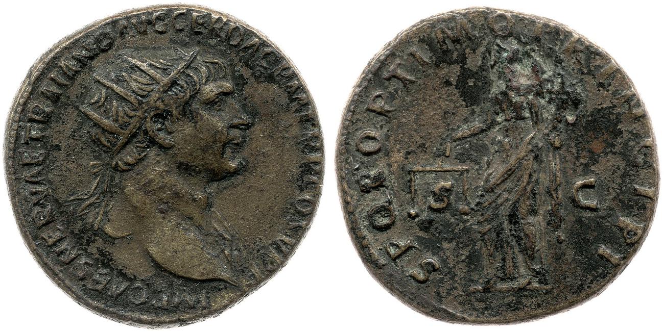 аверс RIC II Trajan 498