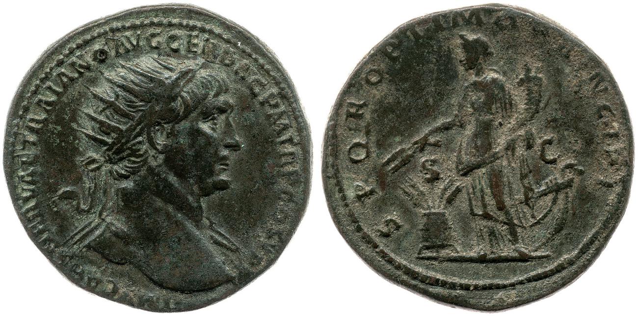 аверс RIC II Trajan 494