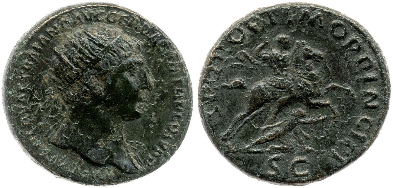 аверс RIC II Trajan 545