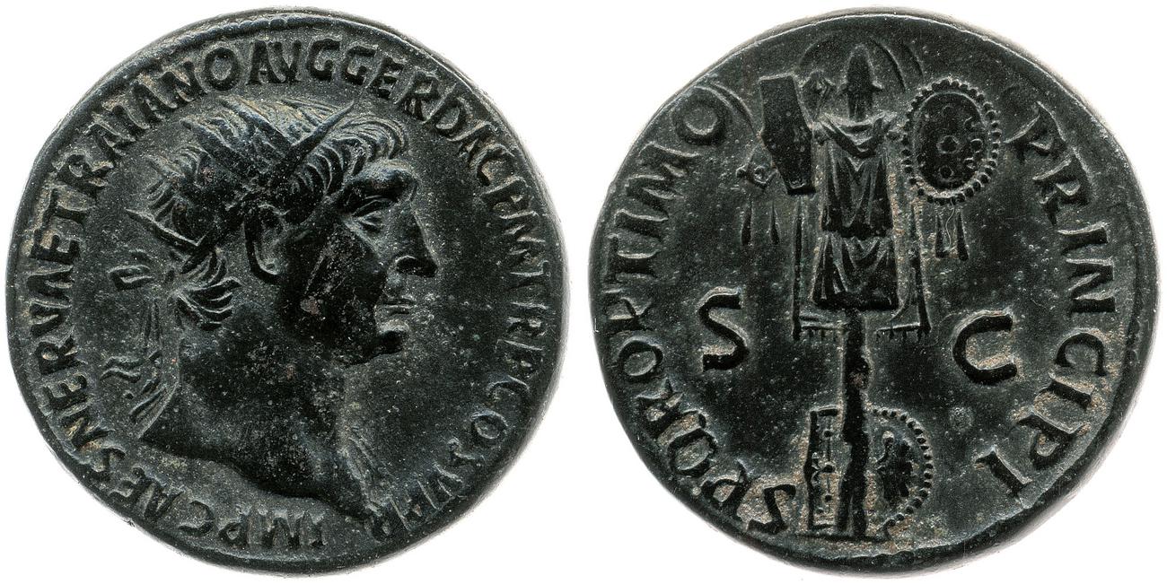 аверс RIC II Trajan 587