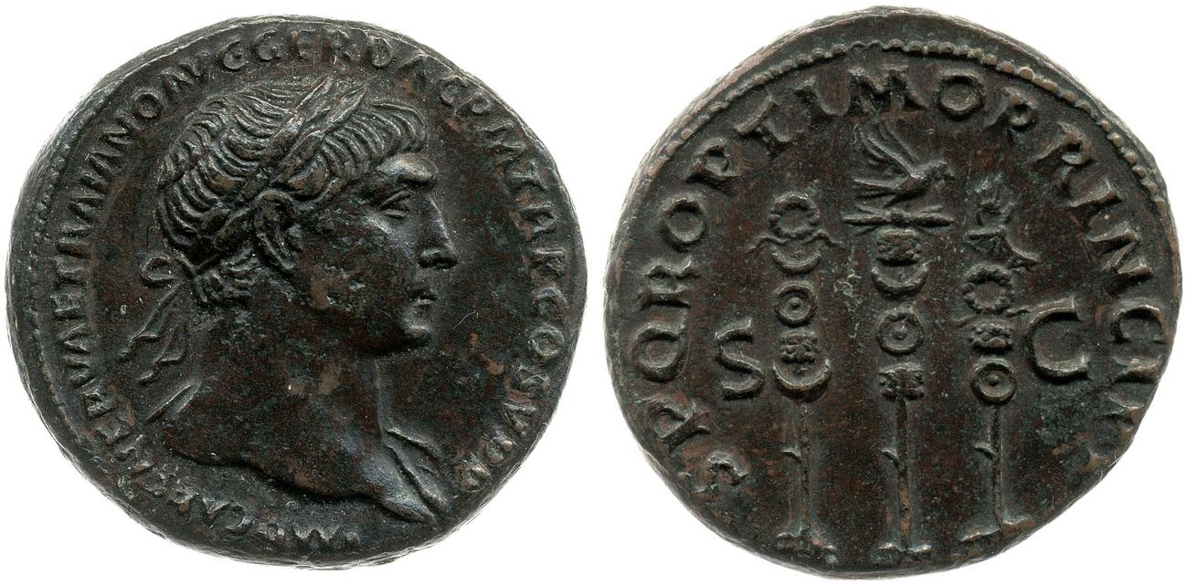аверс RIC II Trajan 588