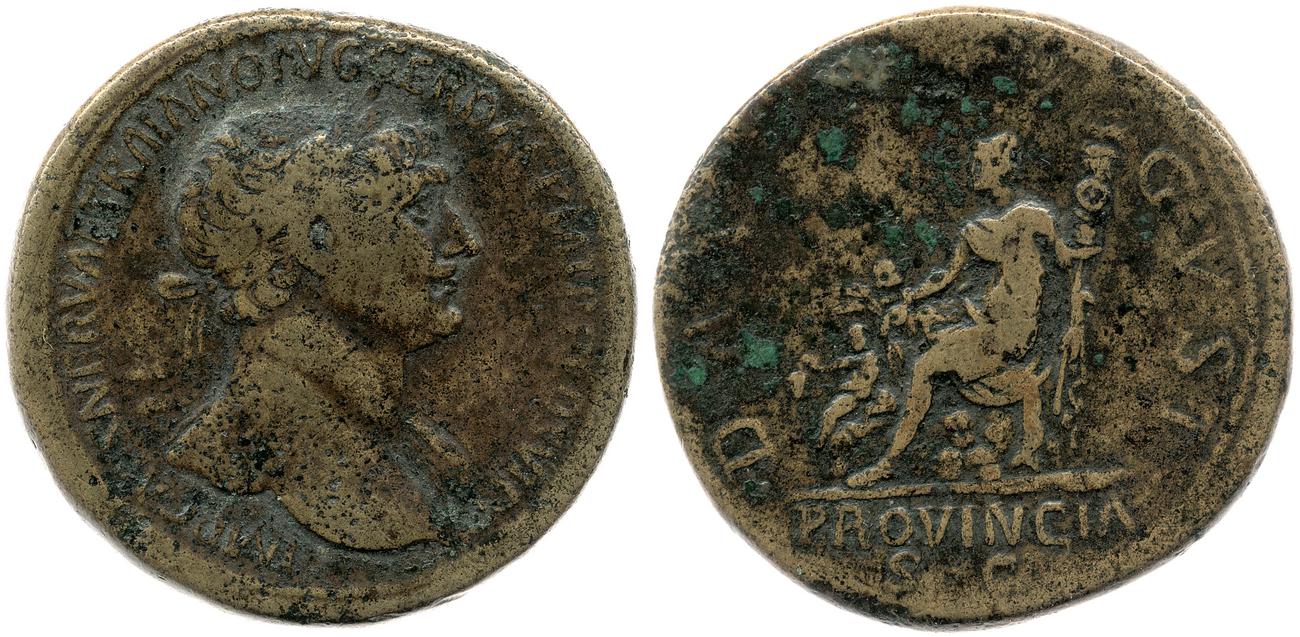 RIC II Trajan 621, аверс, bm