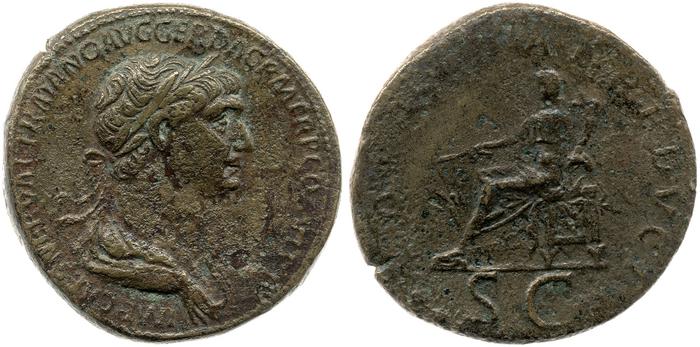 RIC II Trajan 627, реверс, bm
