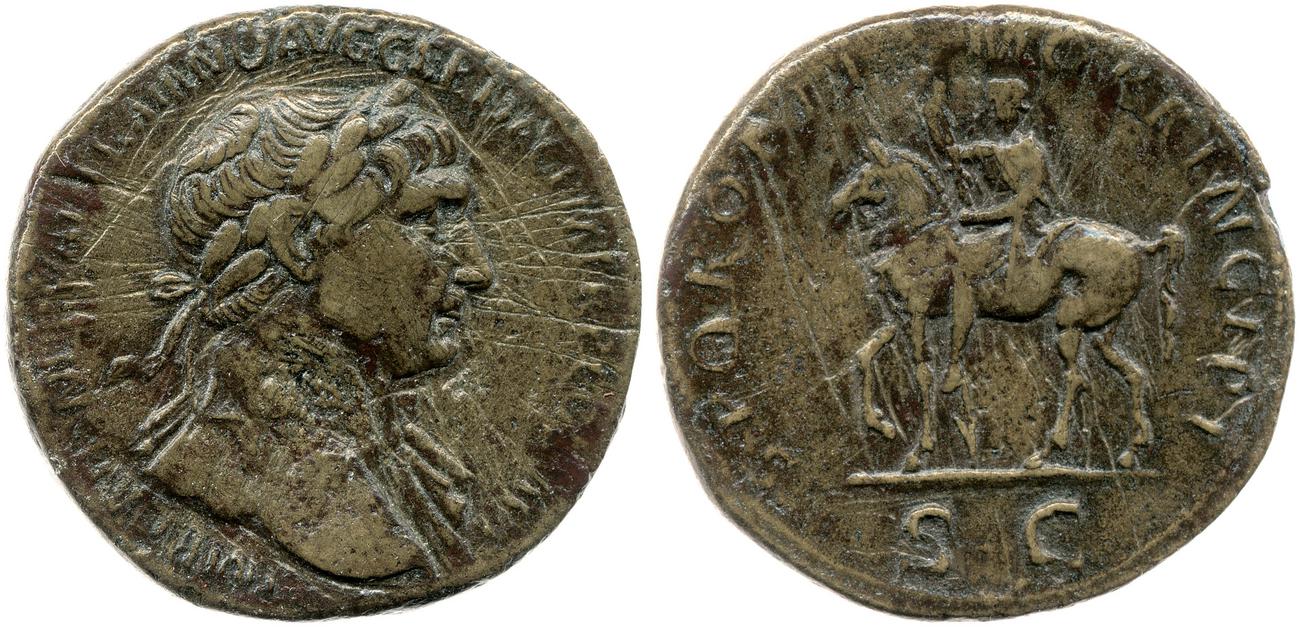 аверс RIC II Trajan 598