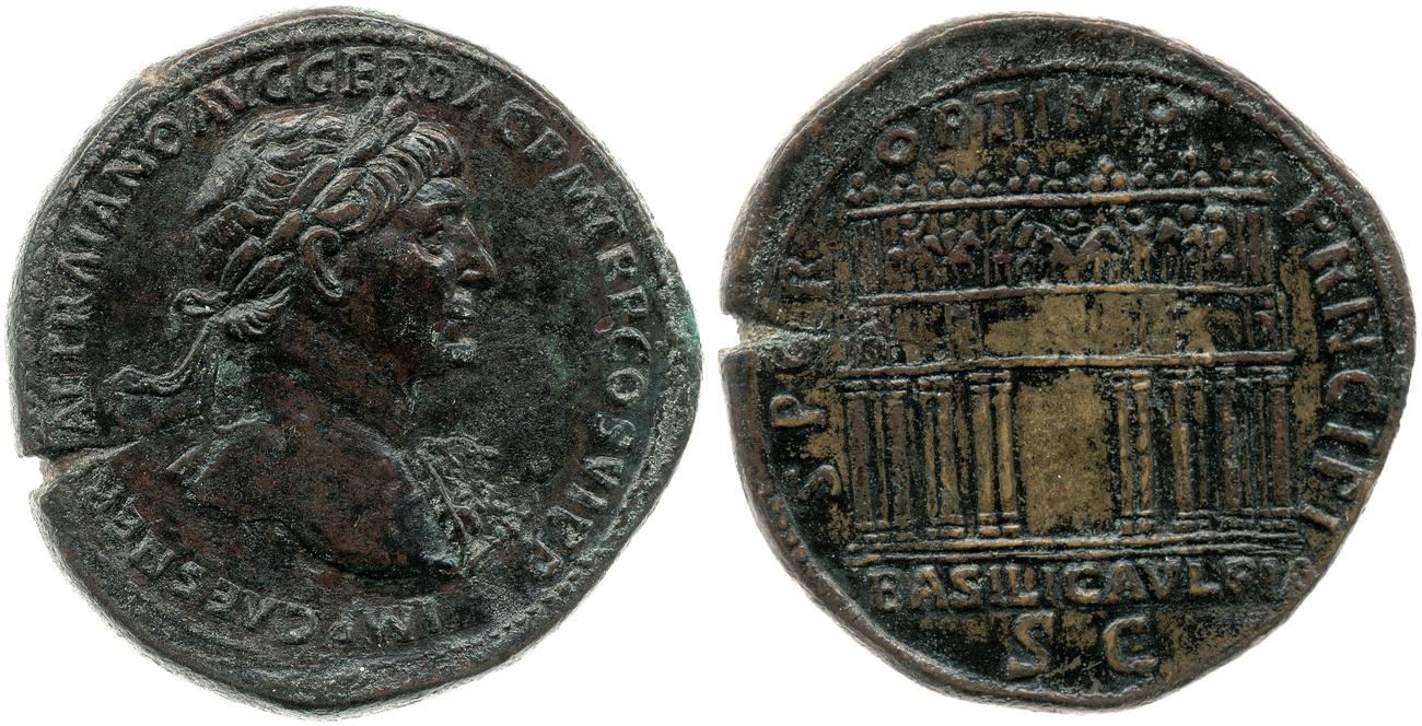 аверс RIC II Trajan 618