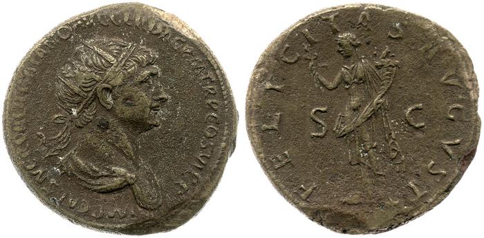 RIC II Trajan 626, реверс, bm