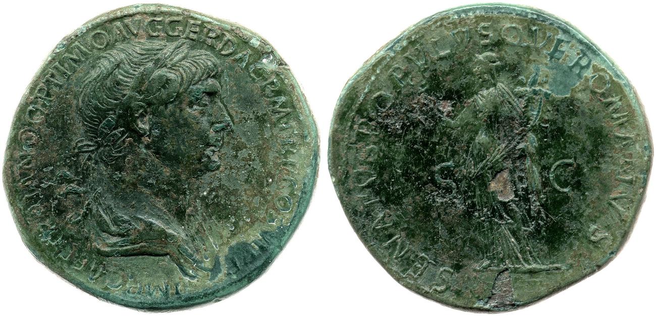 аверс RIC II Trajan 671