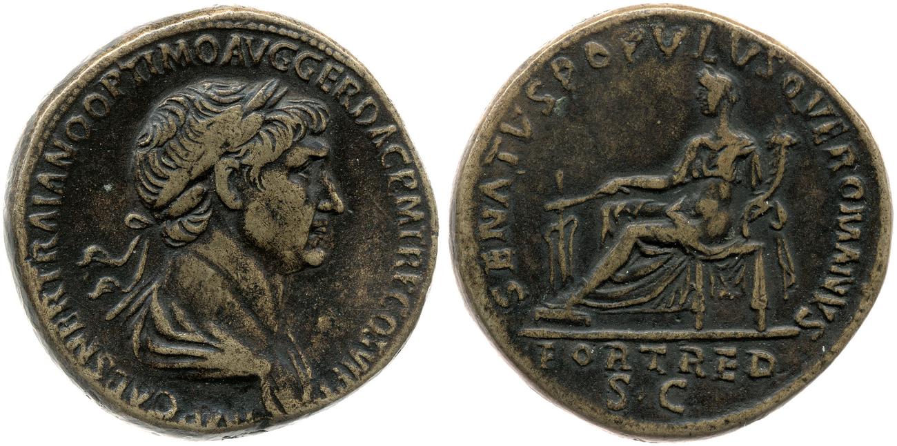 аверс RIC II Trajan 652