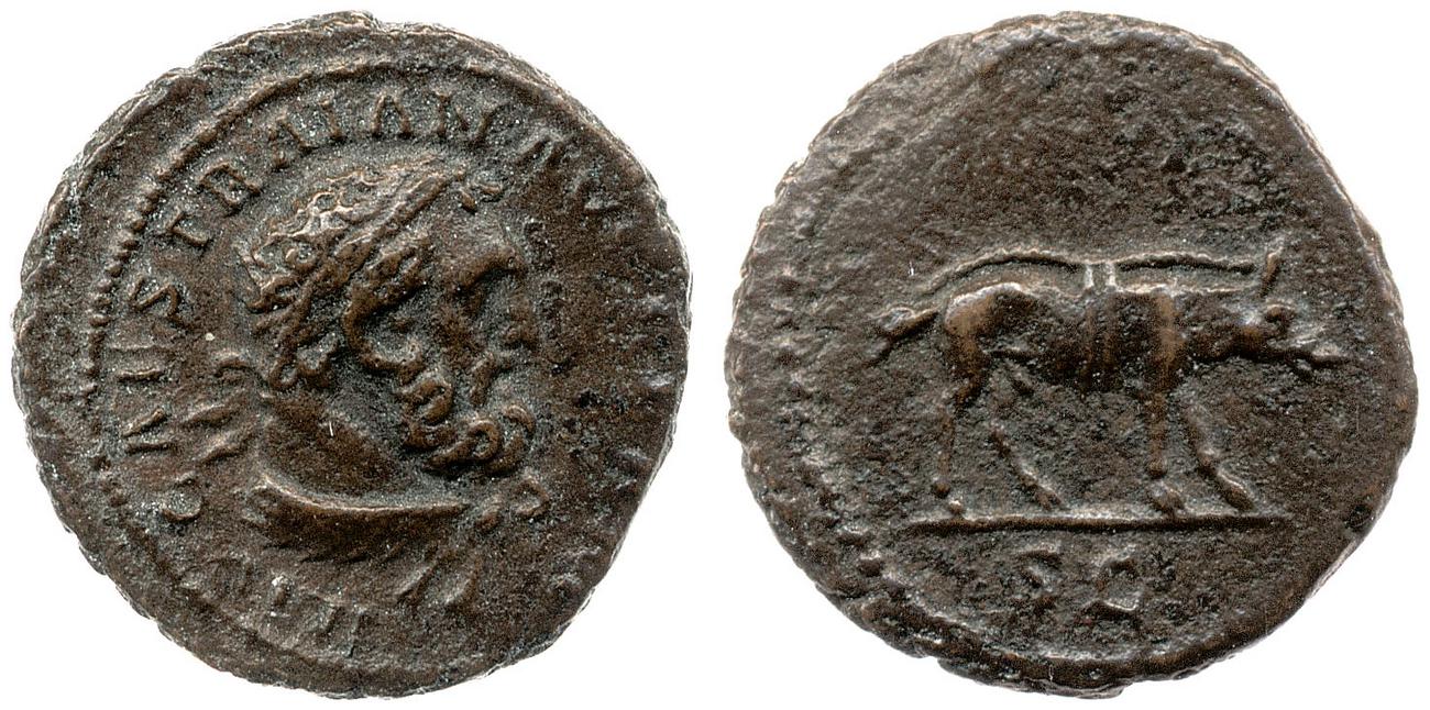 RIC II Trajan 702, аверс, bm