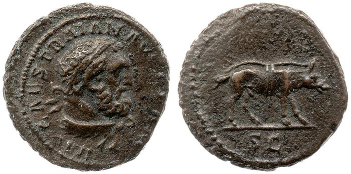 RIC II Trajan 702, реверс, bm