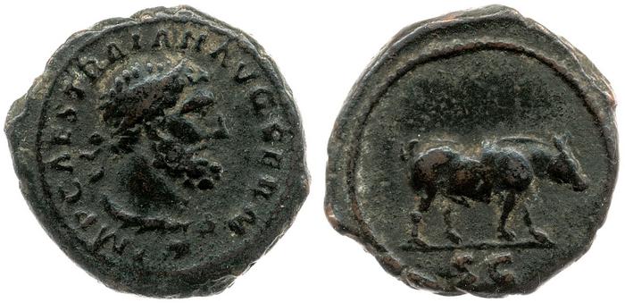RIC II Trajan 702, реверс, bm