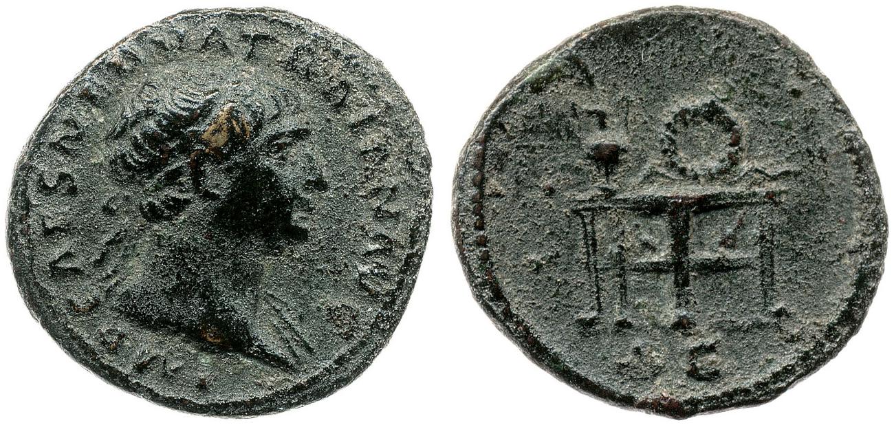RIC II Trajan 687, аверс, bm