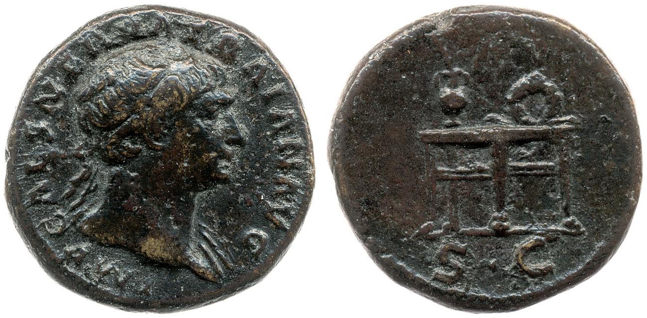 RIC II Trajan 687, аверс, bm