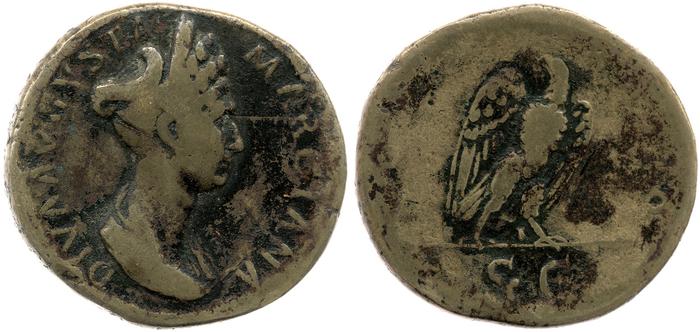 RIC II Trajan 748, реверс, Британский музей