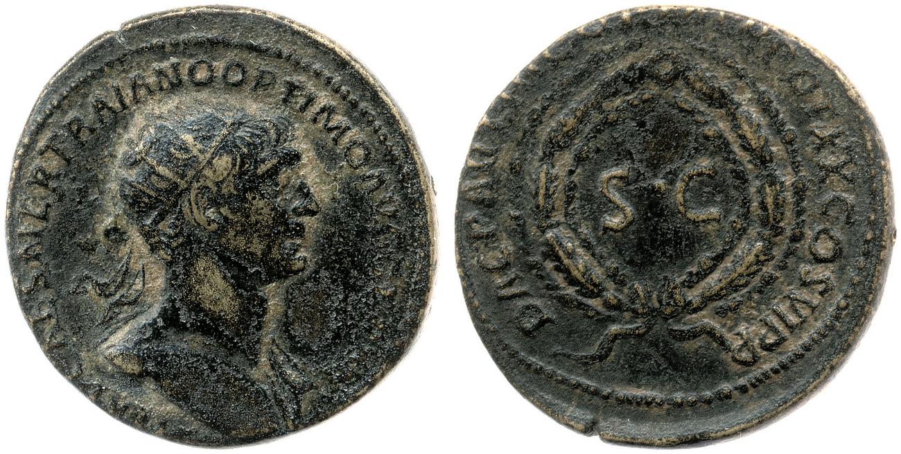 аверс RIC II Trajan 648
