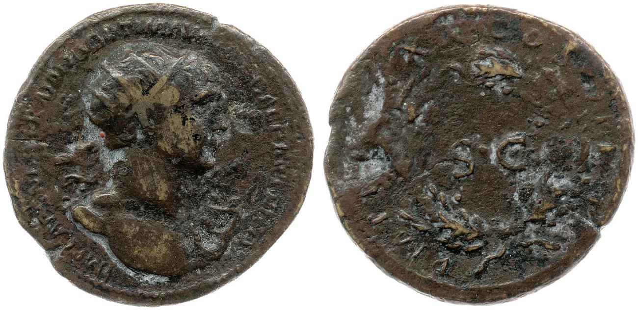 RIC II Trajan 659, аверс, bm