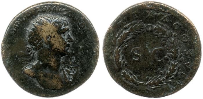 RIC II Trajan 659, реверс, bm