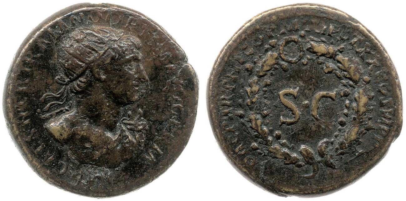 RIC II Trajan 649, аверс, bm