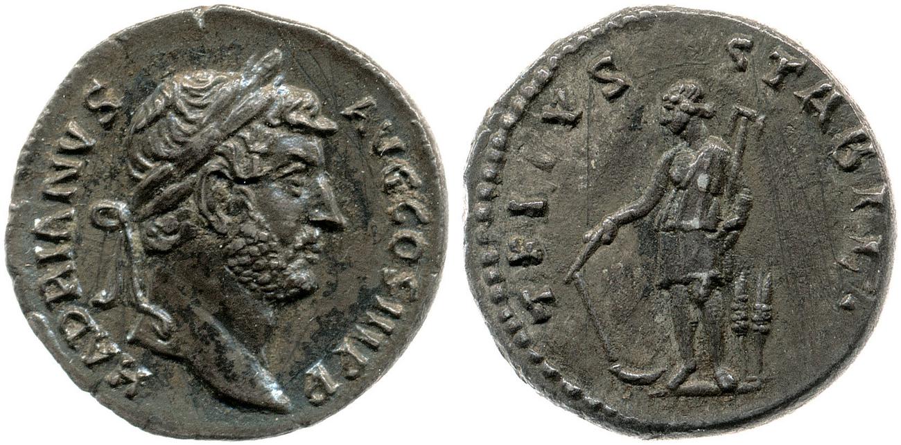 RIC II, Part 3 (second edition) Hadrian 2052, аверс, bm