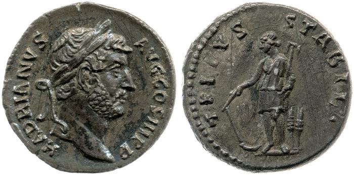 RIC II, Part 3 (second edition) Hadrian 2052, реверс, bm