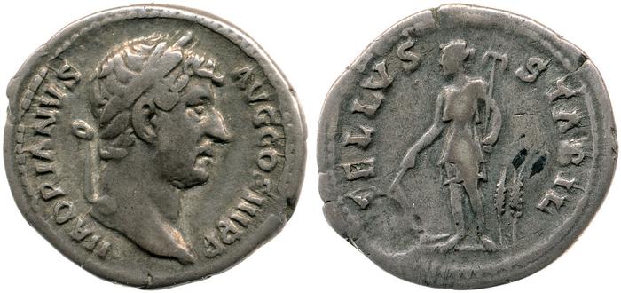 RIC II, Part 3 (second edition) Hadrian 2052, реверс, bm