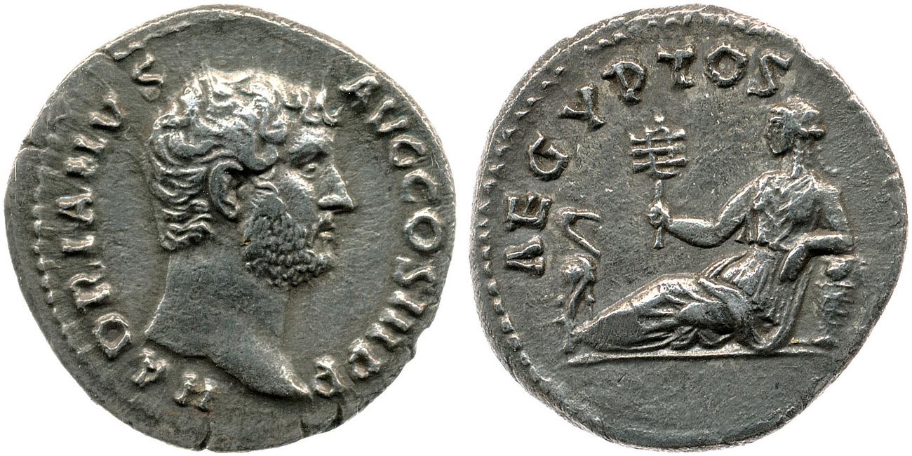 RIC II, Part 3 (second edition) Hadrian 1482, аверс, bm